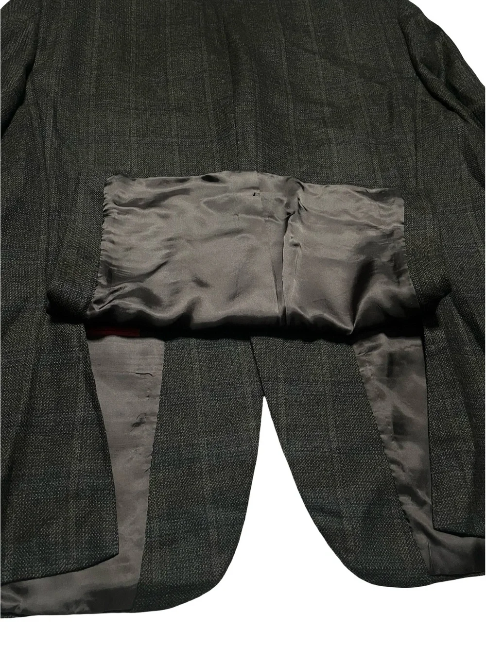 Burberry London Blazer Mens 46 R Wool Sport Coat Jacket 2 Button Windowpane